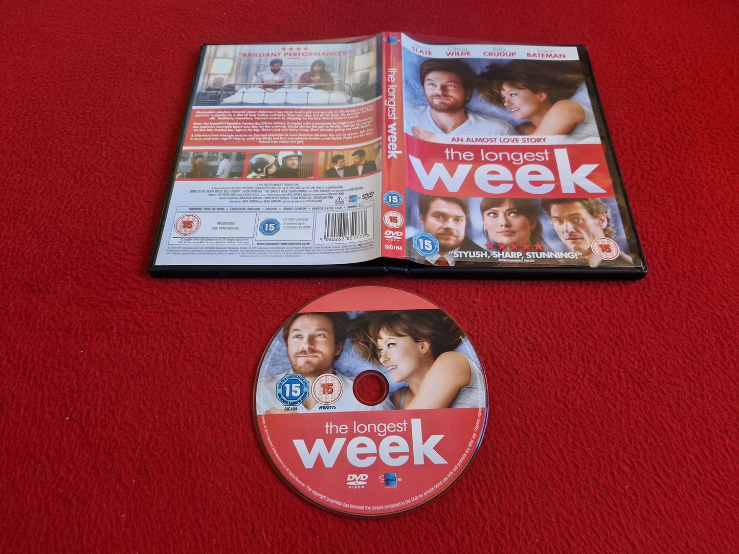 THE LONGEST WEEK DVD