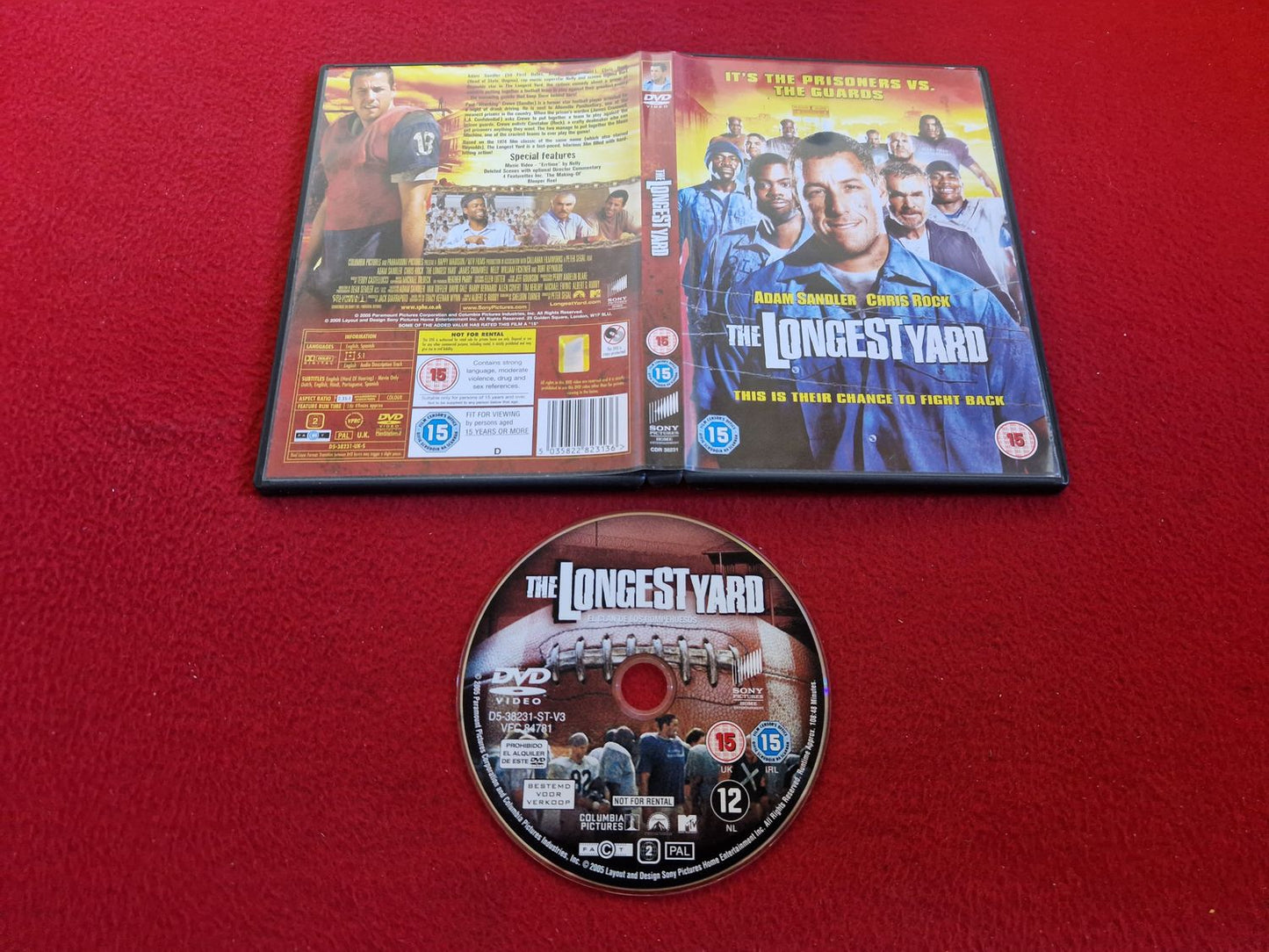 THE LONGEST YARD DVD