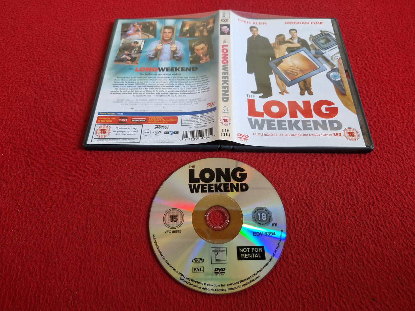 THE LONG WEEKEND DVD