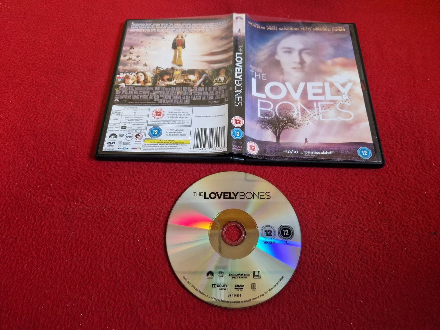 THE LOVELY BONES DVD