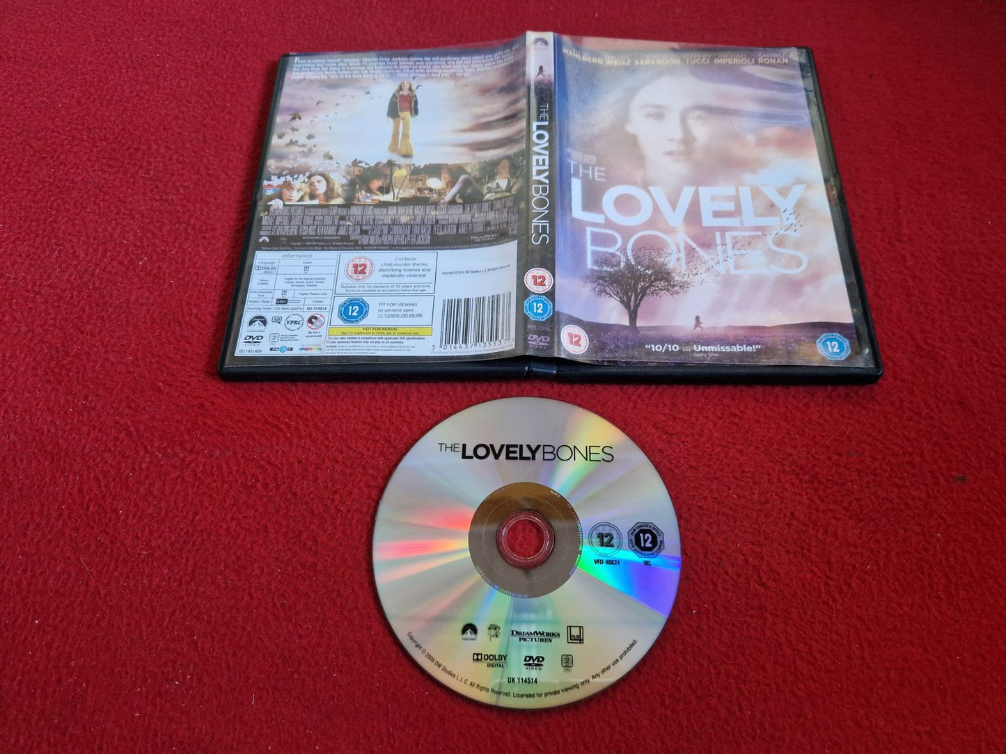 THE LOVELY BONES DVD