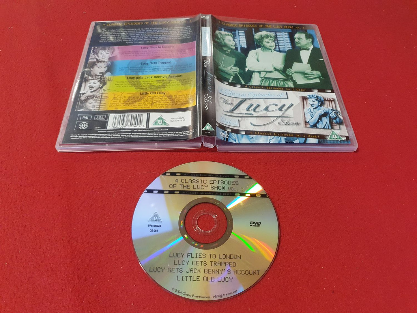 THE LUCY SHOW VOL. 3 till DVD