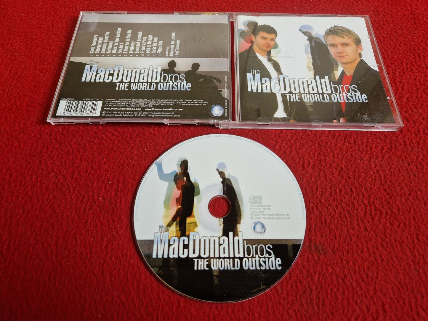 THE MACDONALD BROS THE WORLD OUTSIDE CD