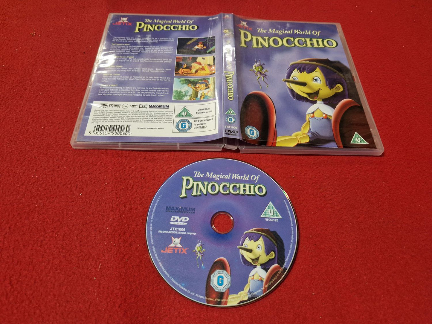 THE MAGICAL WORLD OF PINOCCHIO till DVD