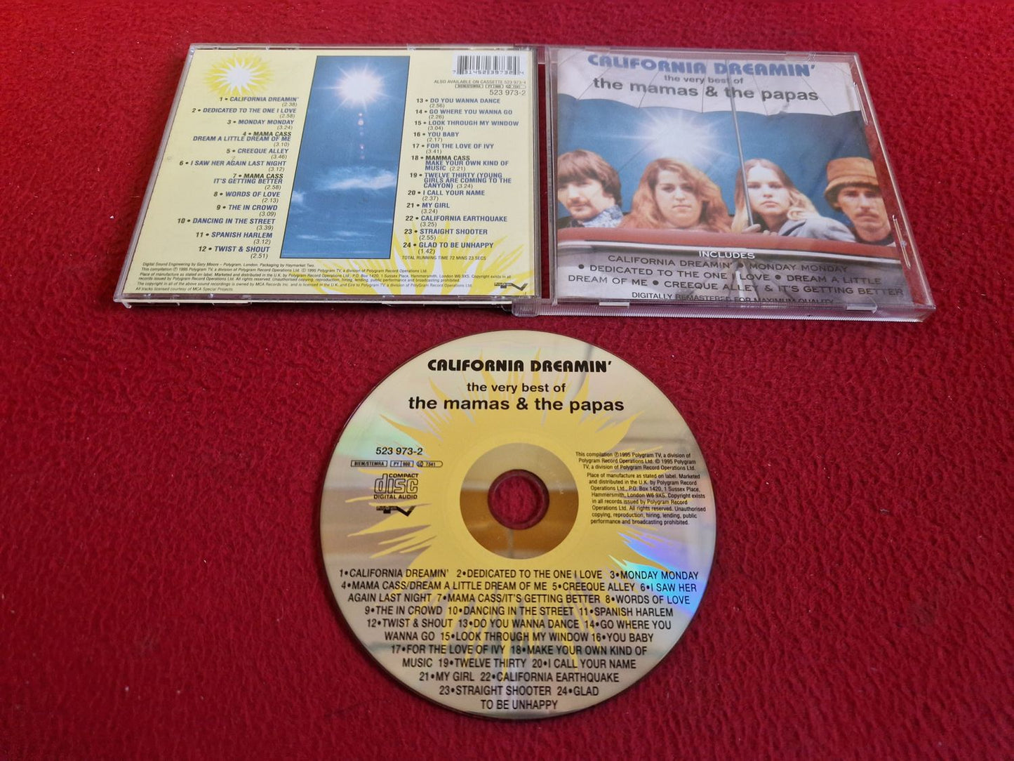 THE MAMAS & THE PAPAS CALIFORNIA DREAMIN' THE VERY BEST OF CD