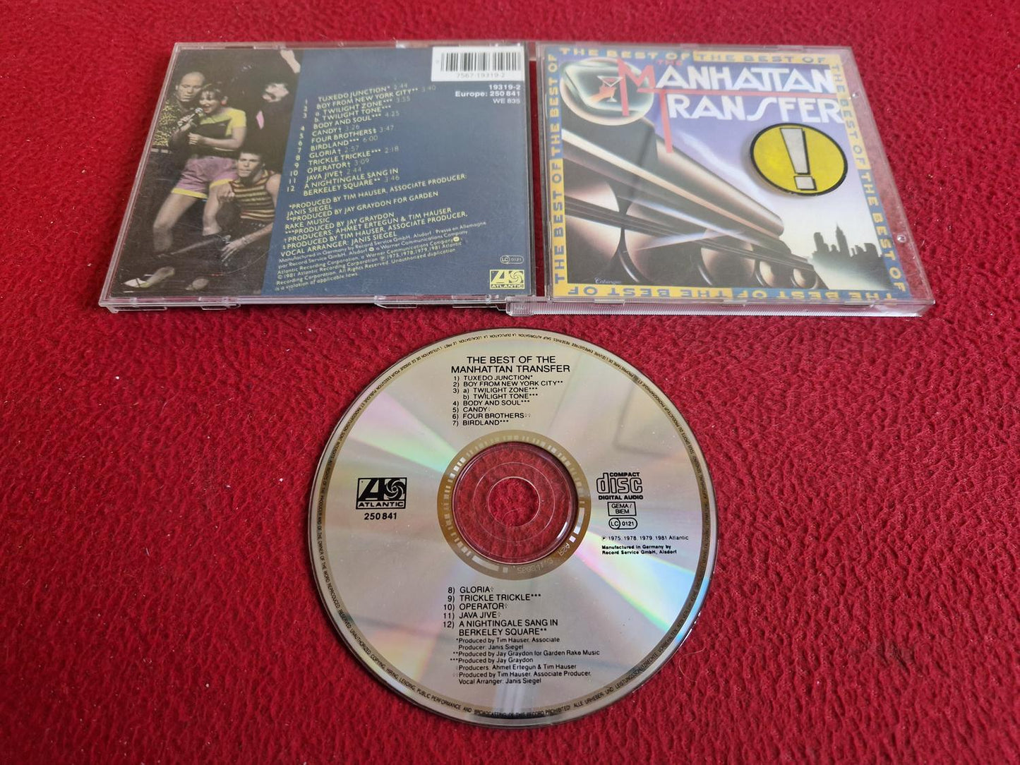 THE MANHATTAN TRANSFER THE BEST OF CD