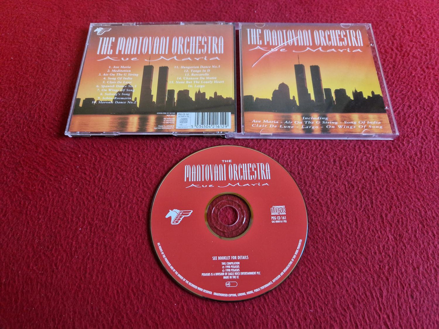 THE MANTOVANI ORCHESTRA AVE MARIA CD