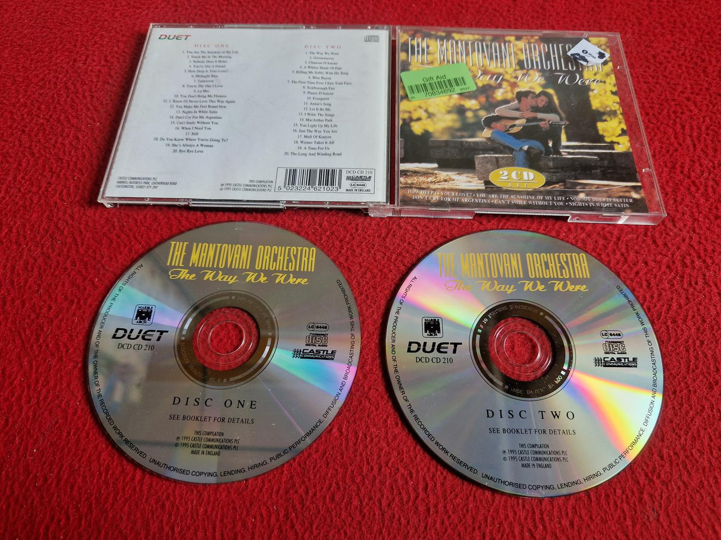 THE MANTOVANI ORCHESTRA THE WAY WE WERE CD