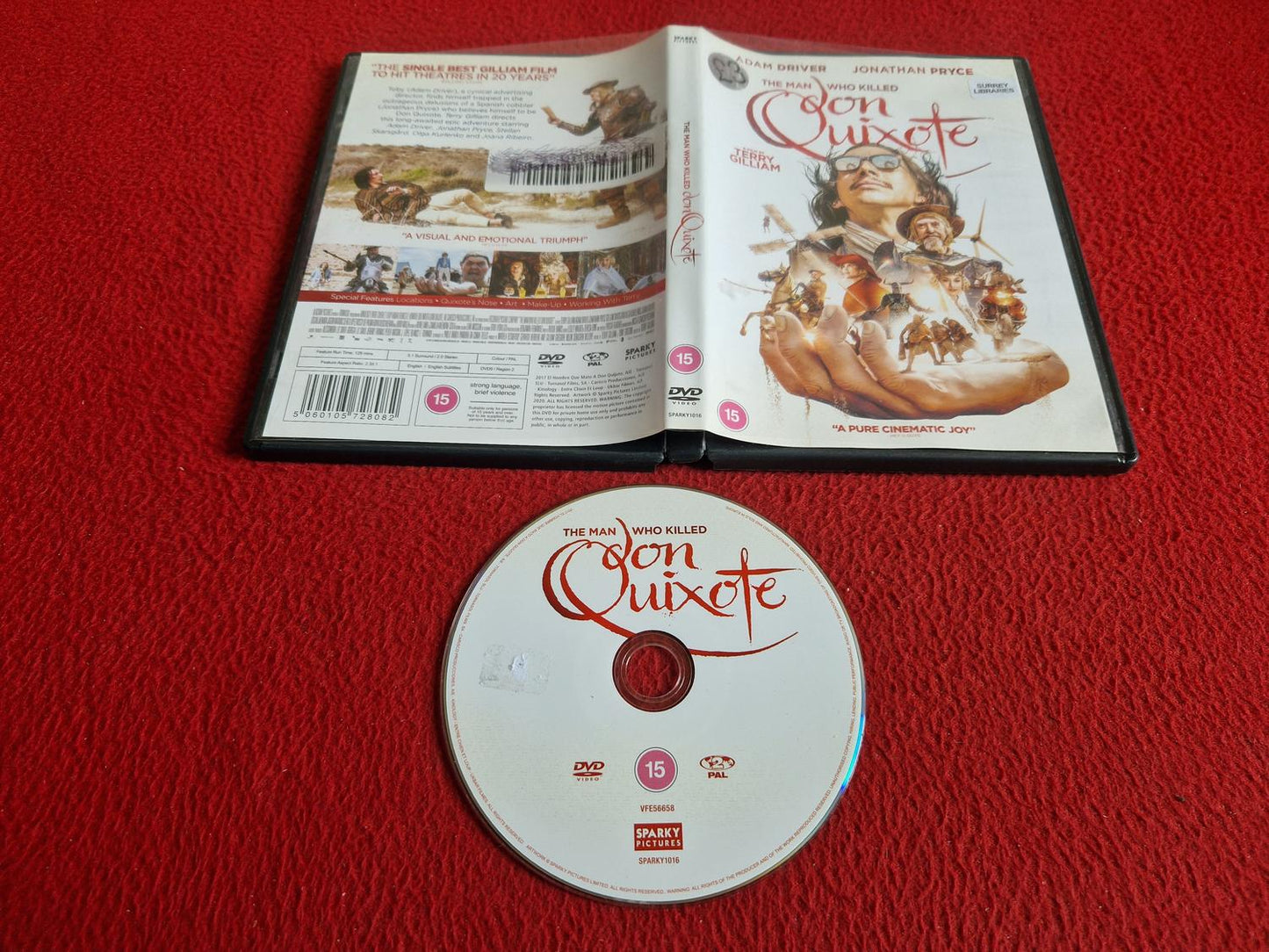 THE MAN WHO KILLED DON QUIXOTE DVD