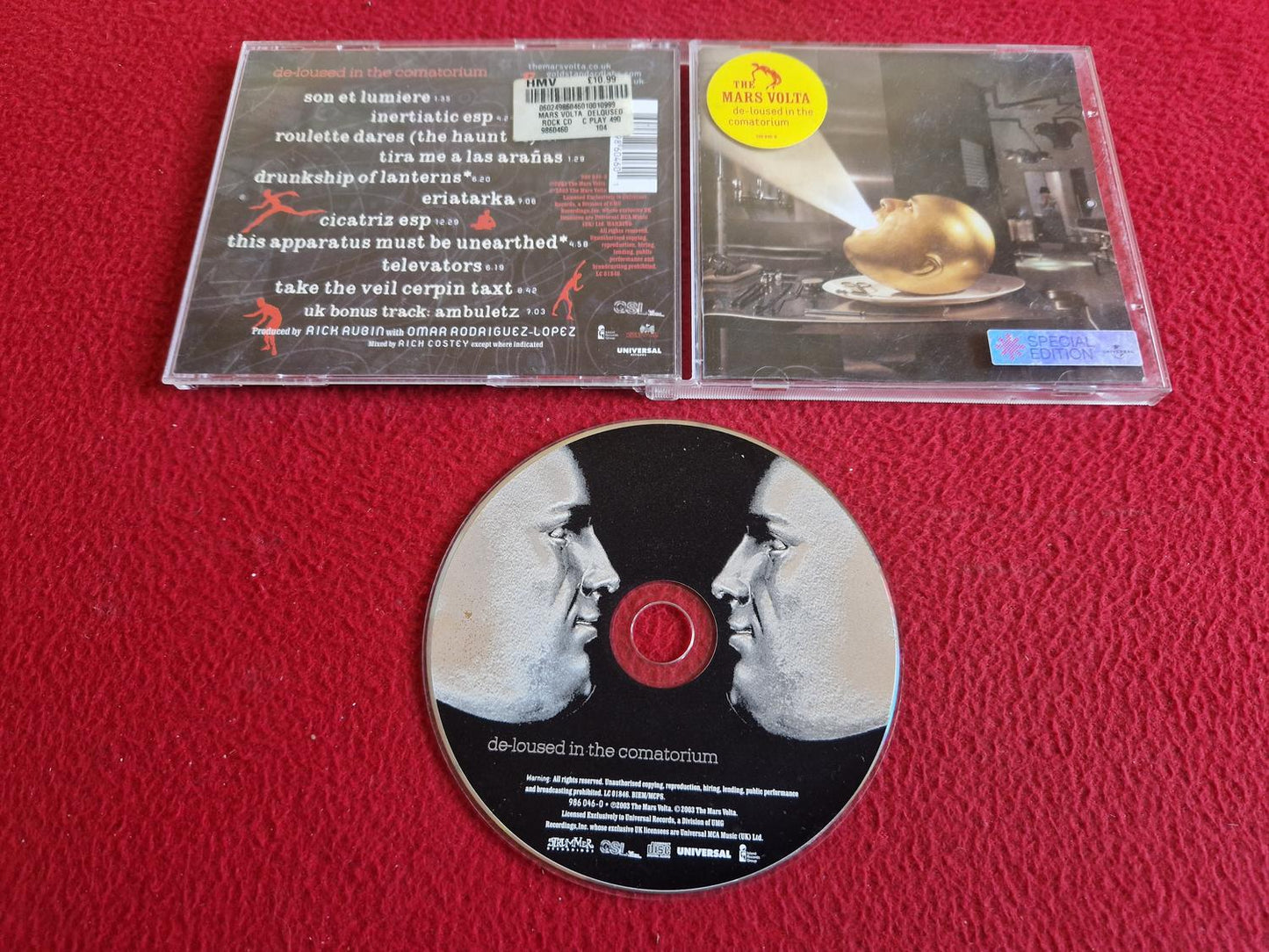 THE MARS VOLTA DE-LOUSED IN THE COMATORIUM CD
