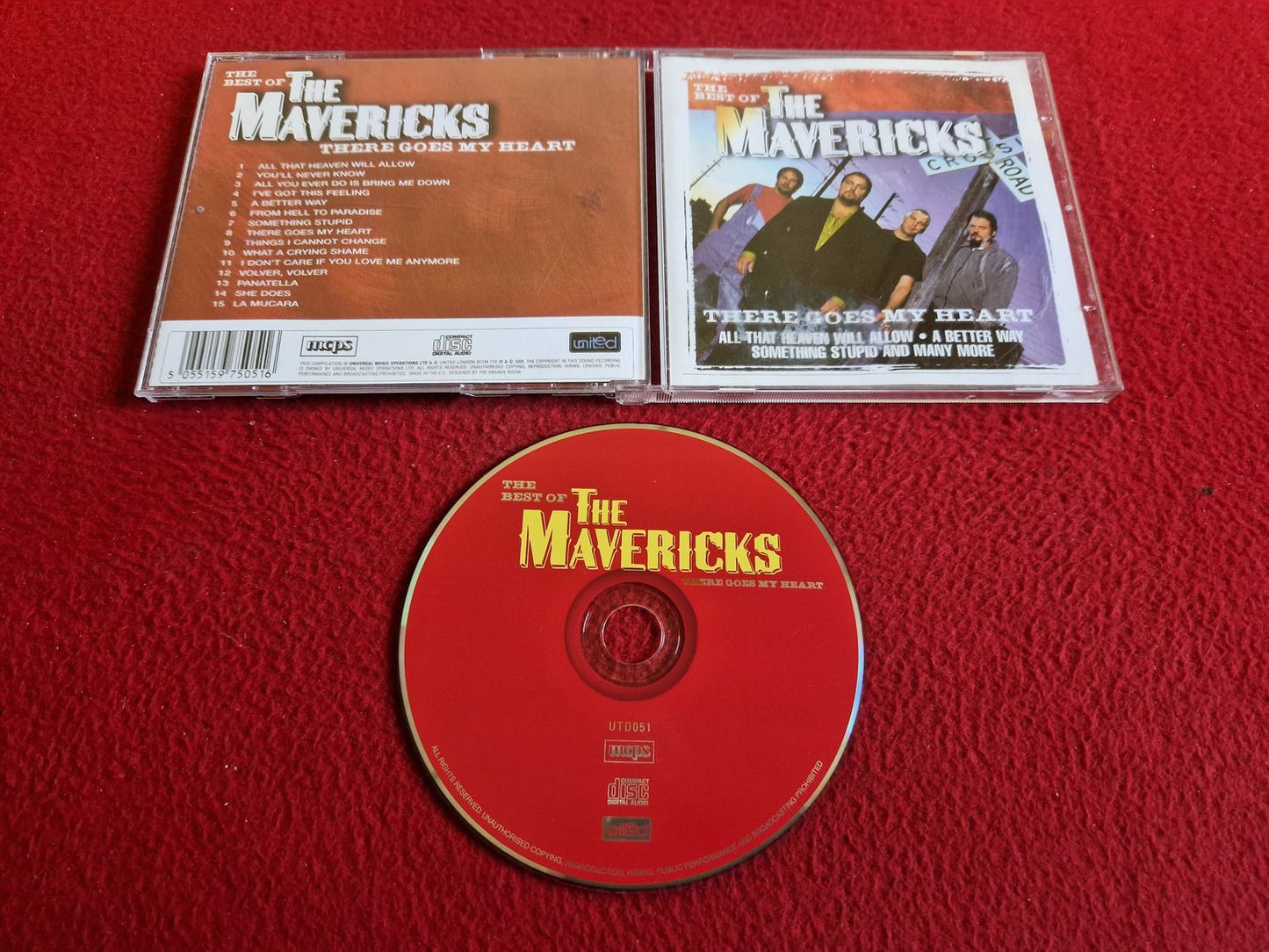THE MAVERICKS THERE GOES MY HEART THE BEST OF CD