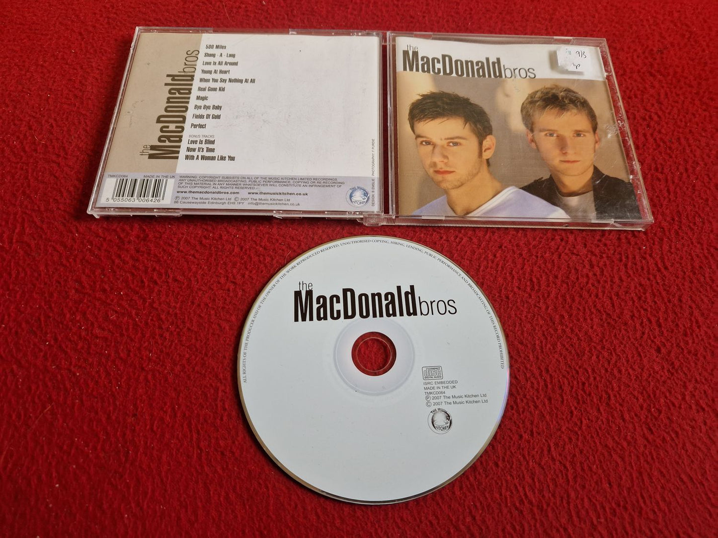 THE MCDONALD BROS - THE MCDONALD BROS CD