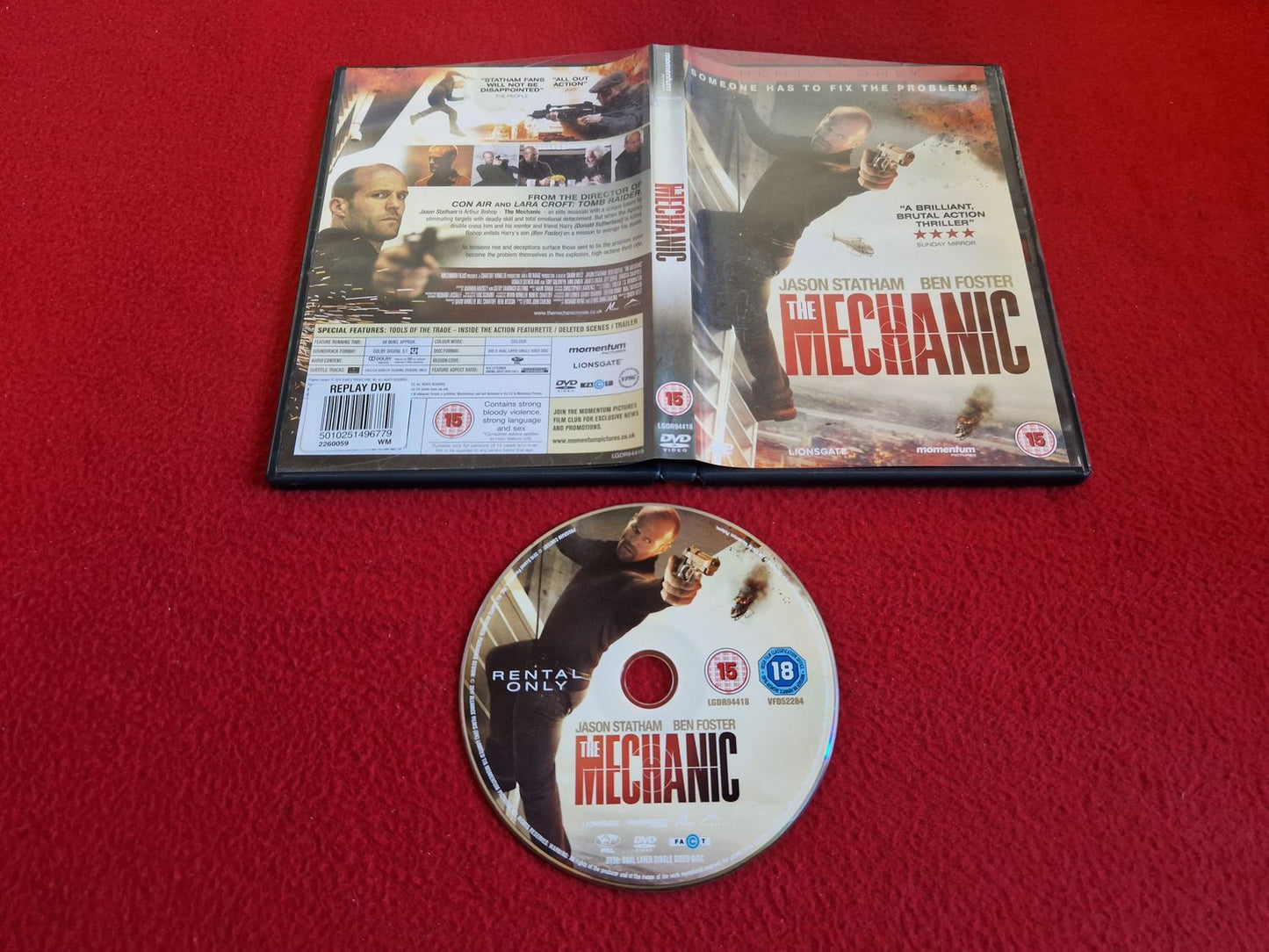 THE MECHANIC DVD