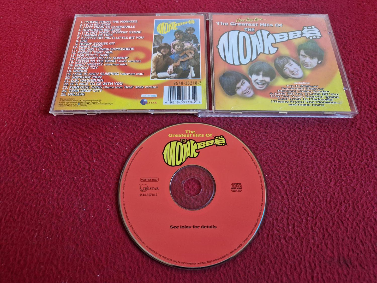 THE MONKEES THE GREATEST HITS OF CD
