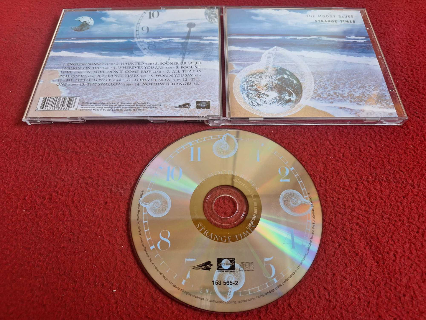 THE MOODY BLUES STRANGE TIMES CD