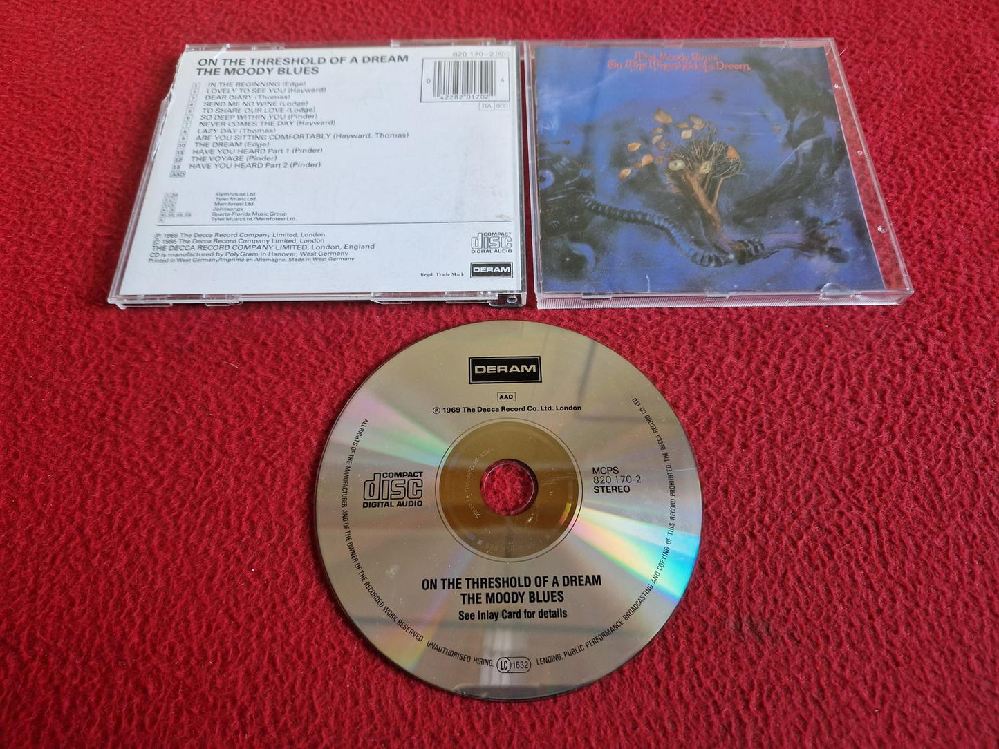THE MOODY BLUES THE THRESHOLD OF A DREAM CD
