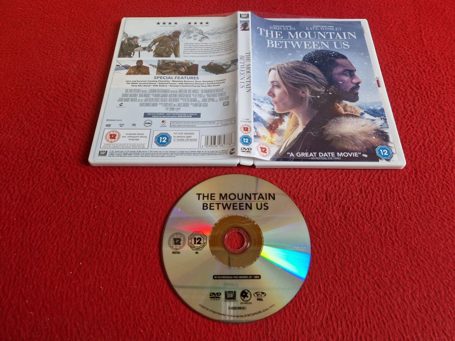 THE MOUNTAIN BETWEEN US DVD