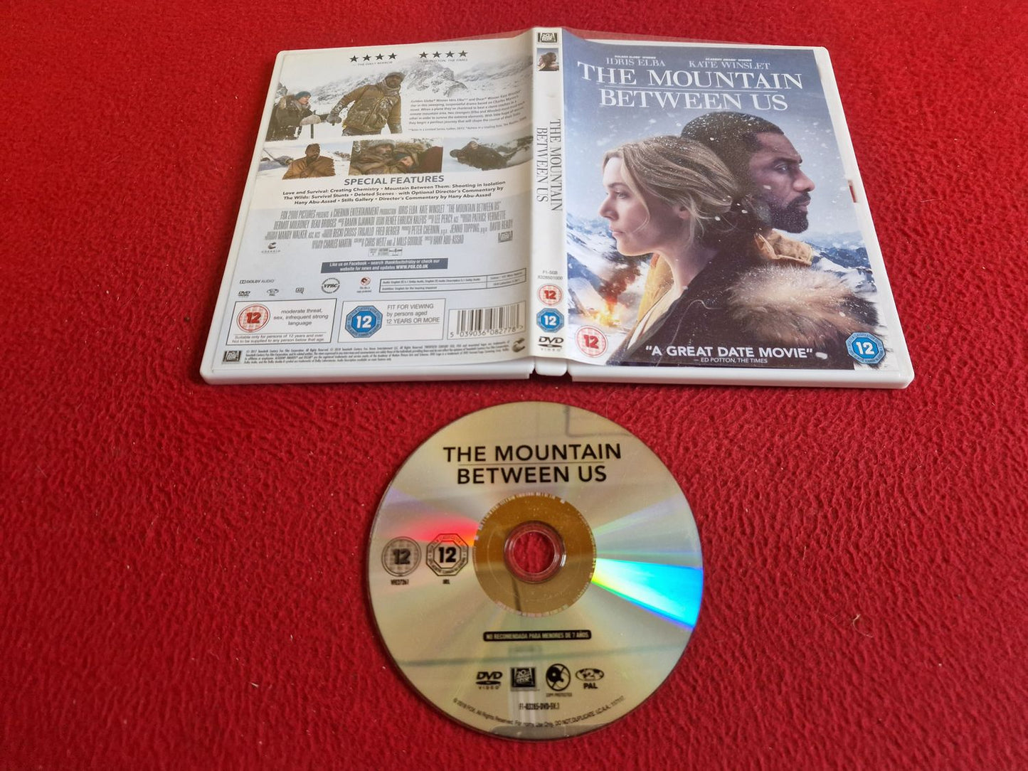 THE MOUNTAIN BETWEEN US DVD
