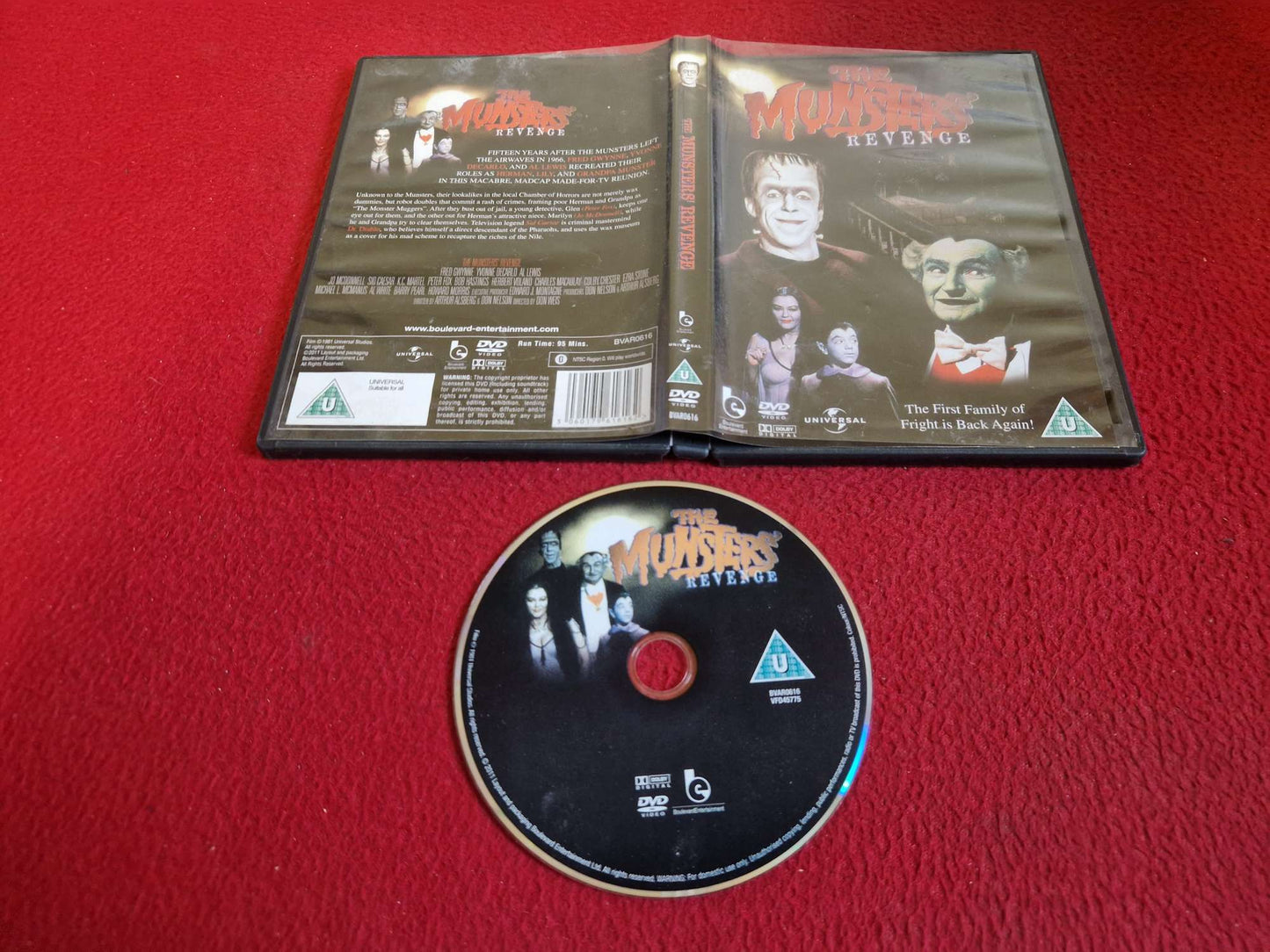 THE MUNSTERS REVENGE DVD