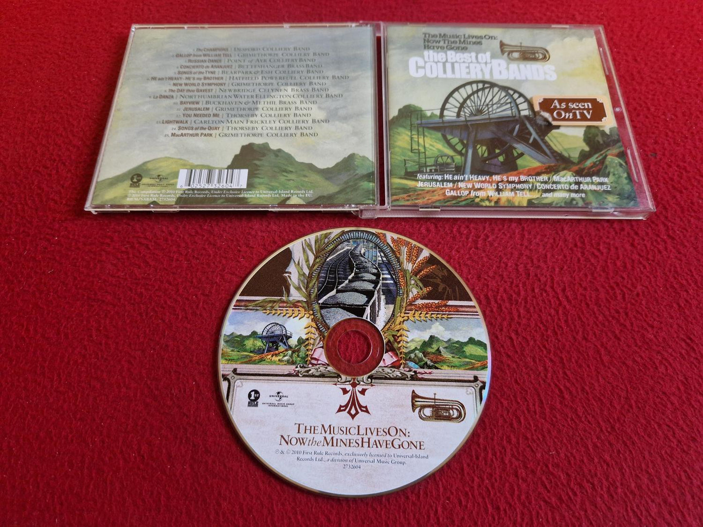 THE MUSIC LIVES ON: NOW THE MINES HAVE GONE, THE BEST OF COLLIERY BANDS CD