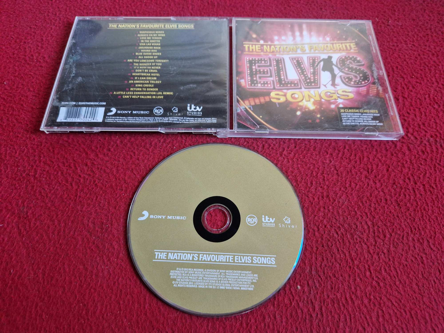 THE NATION'S FAVOURITE ELVIS PRESLEY SONGS CD