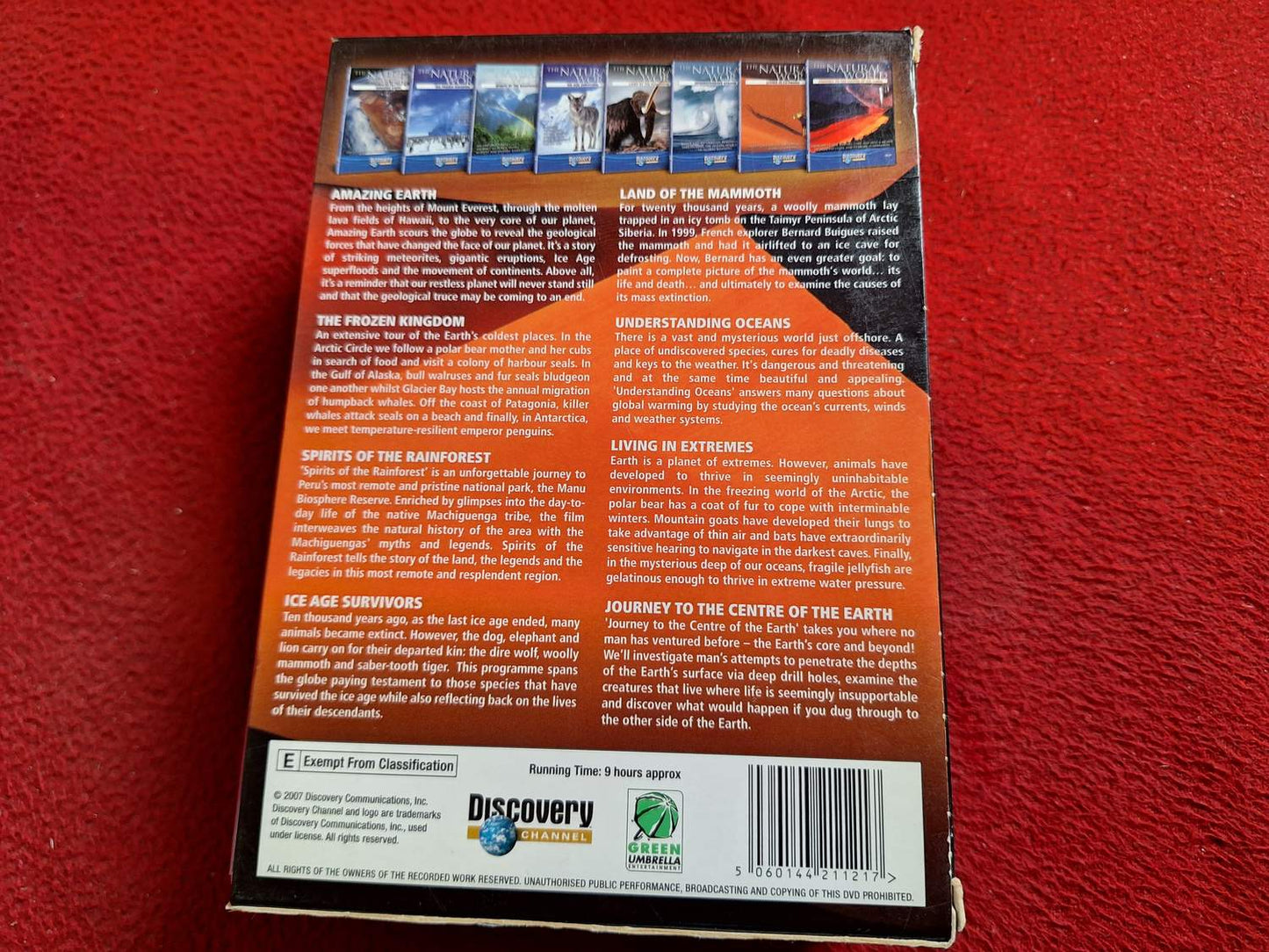 THE NATURAL WORLD 8 DVD BOX SET DVD
