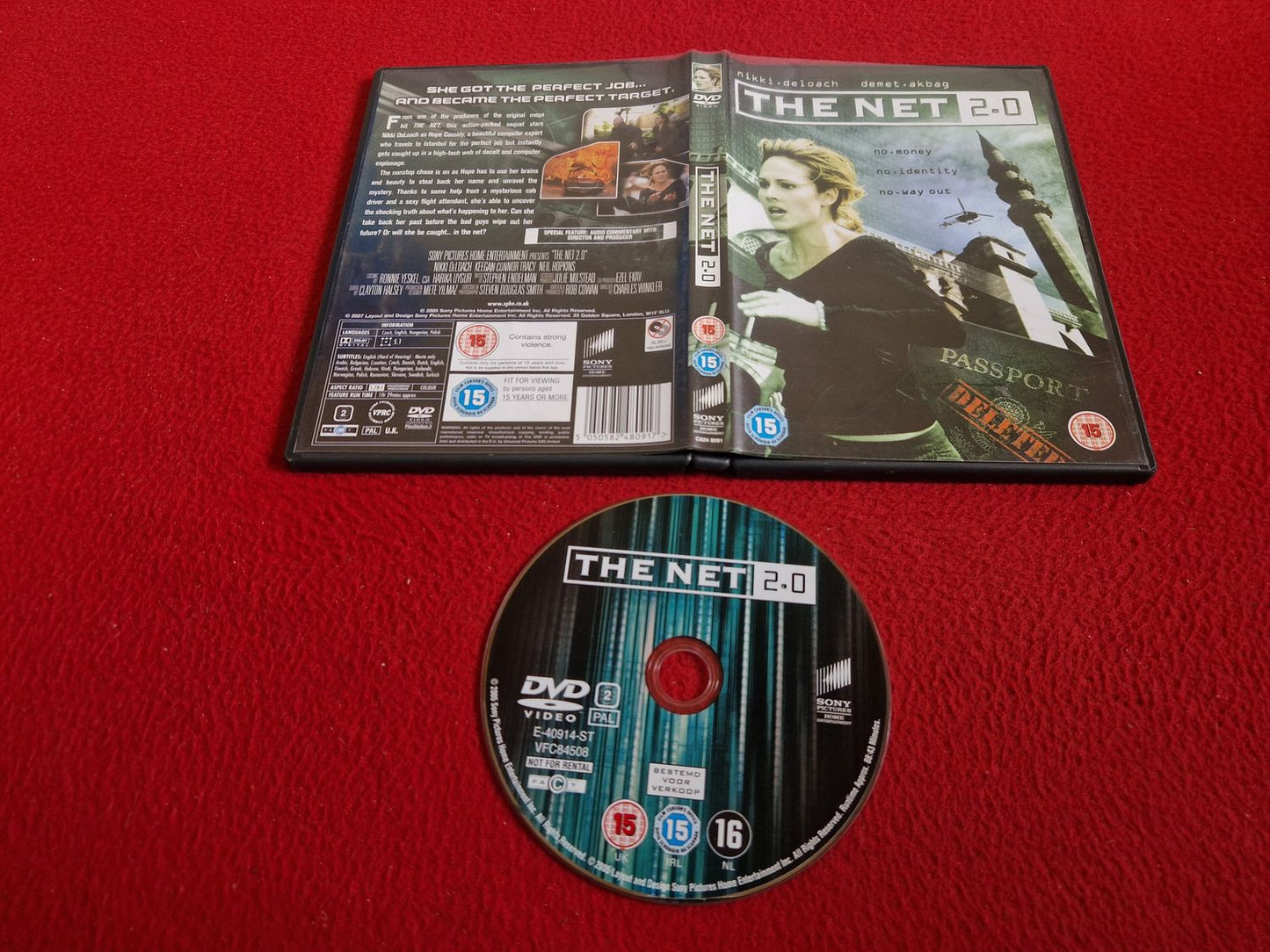 THE NET 2.0 DVD