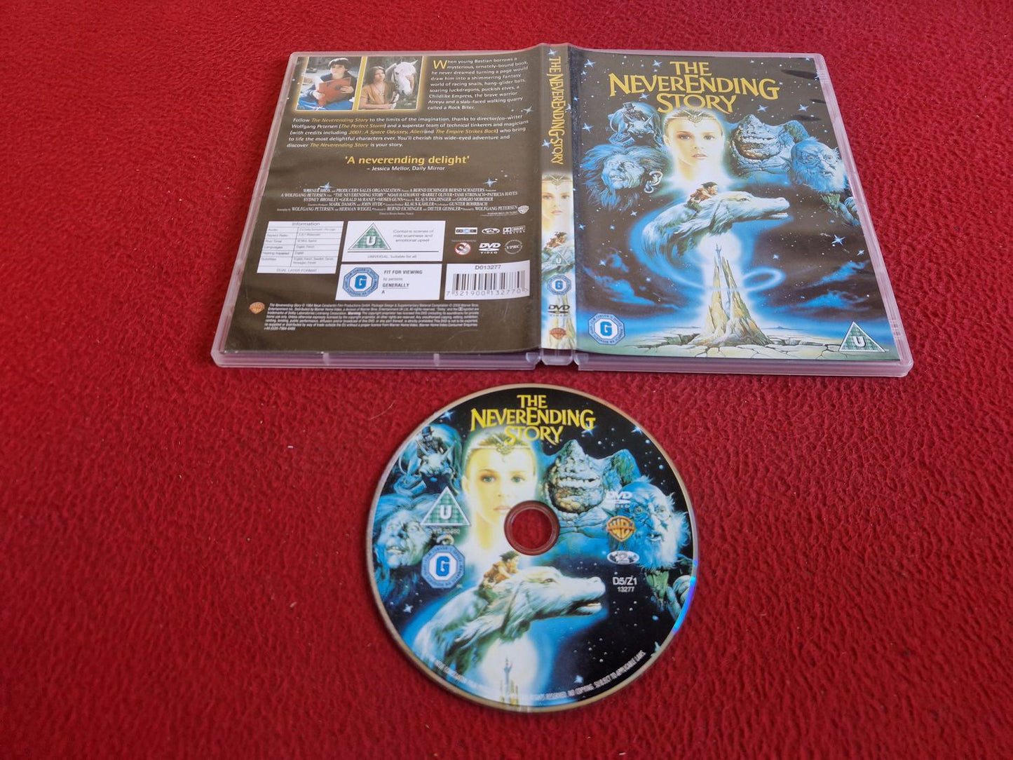 THE NEVERENDING STORY DVD