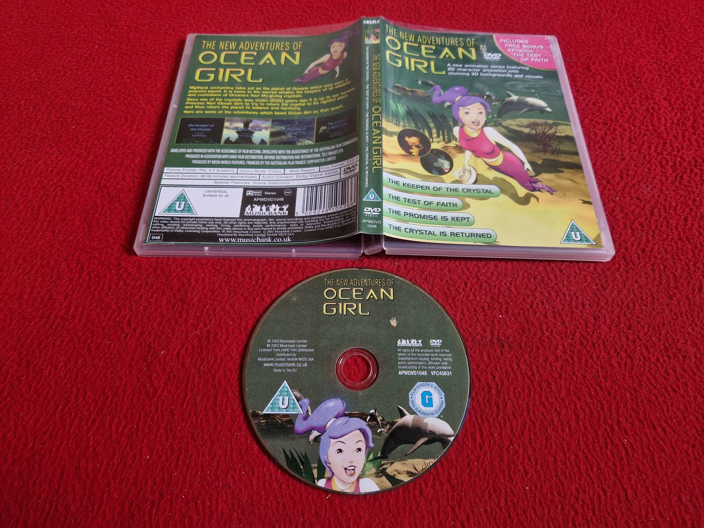 THE NEW ADVENTURES OF OCEAN GIRL - THE KEEPER OF THE CRYSTAL mfl DVD