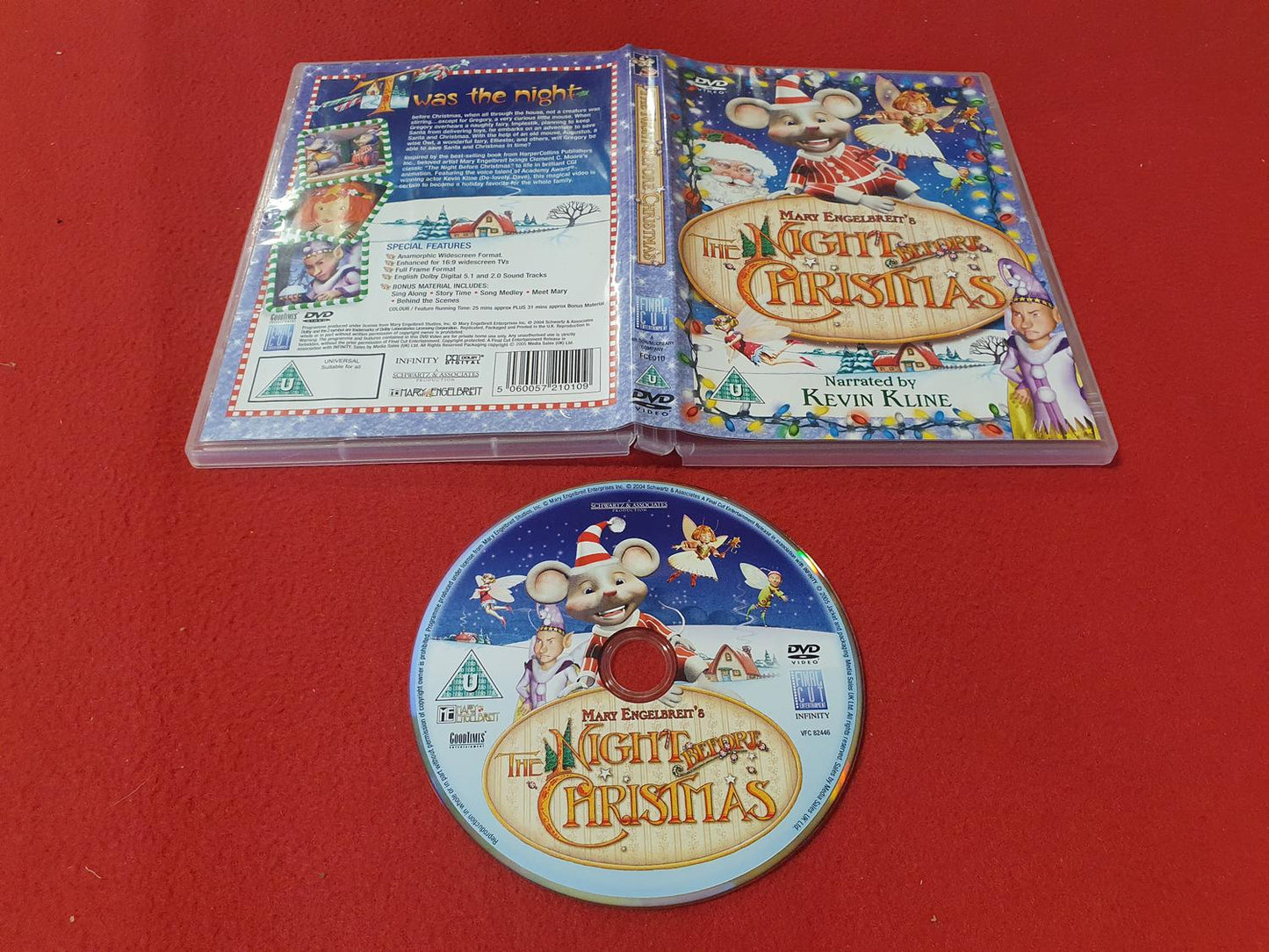 THE NIGHT BEFORE CHRISTMAS till DVD