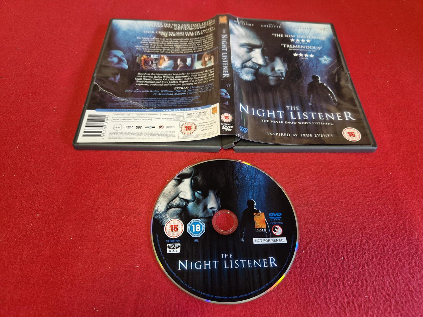 THE NIGHT LISTENER till DVD
