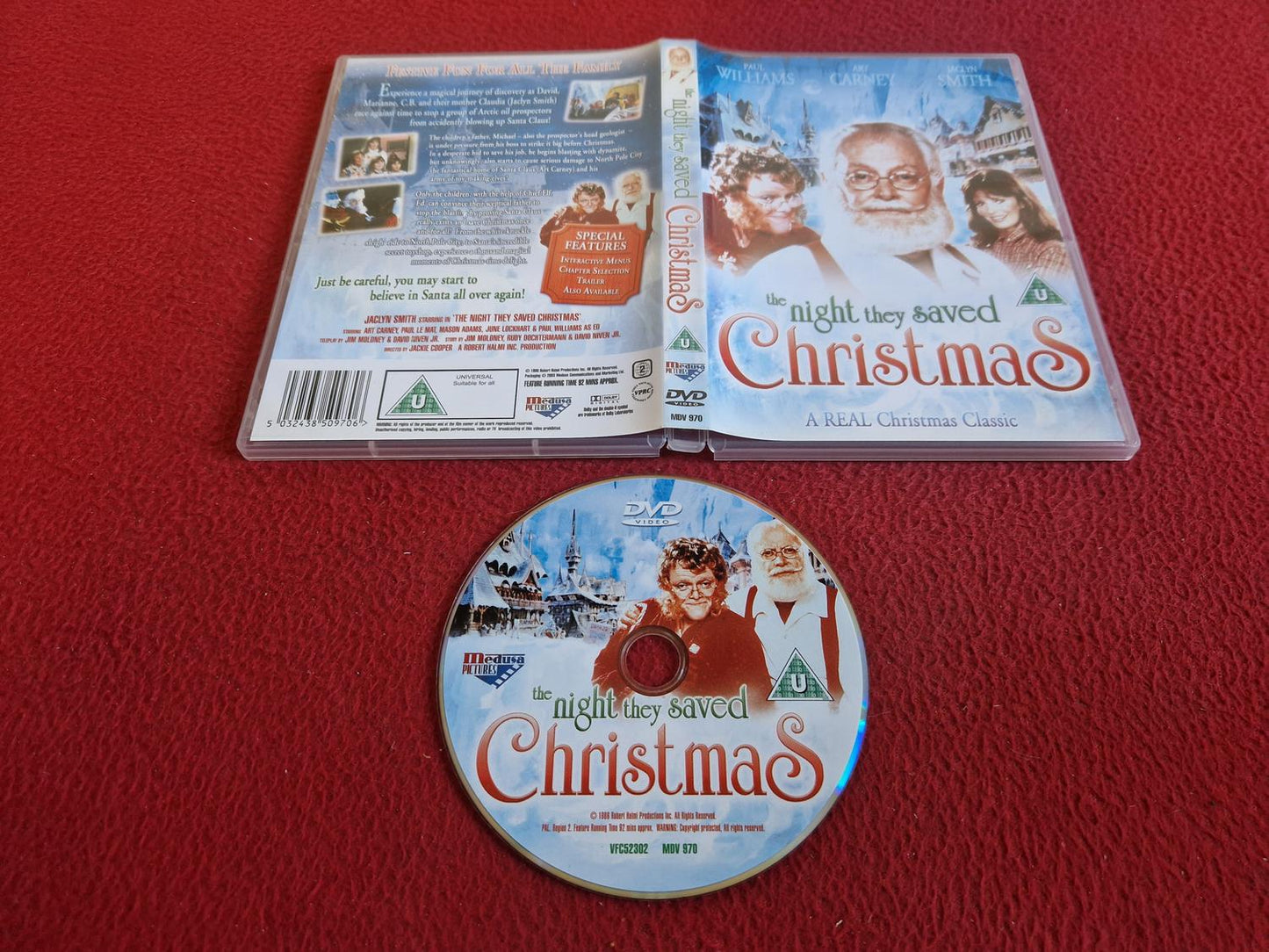 THE NIGHT THEY SAVED CHRISTMAS DVD