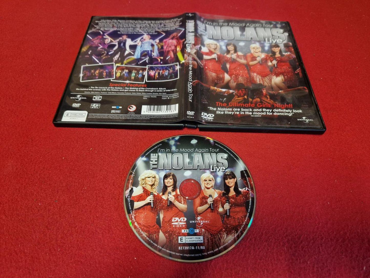 THE NOLANS LIVE I'M IN THE MOOD AGAIN TOUR till DVD