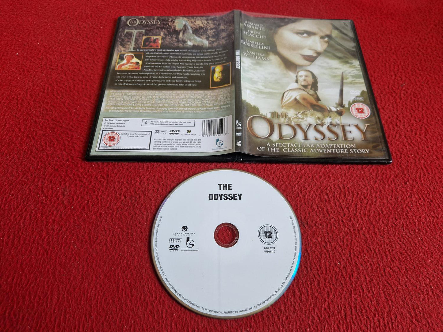 THE ODYSSEY DVD