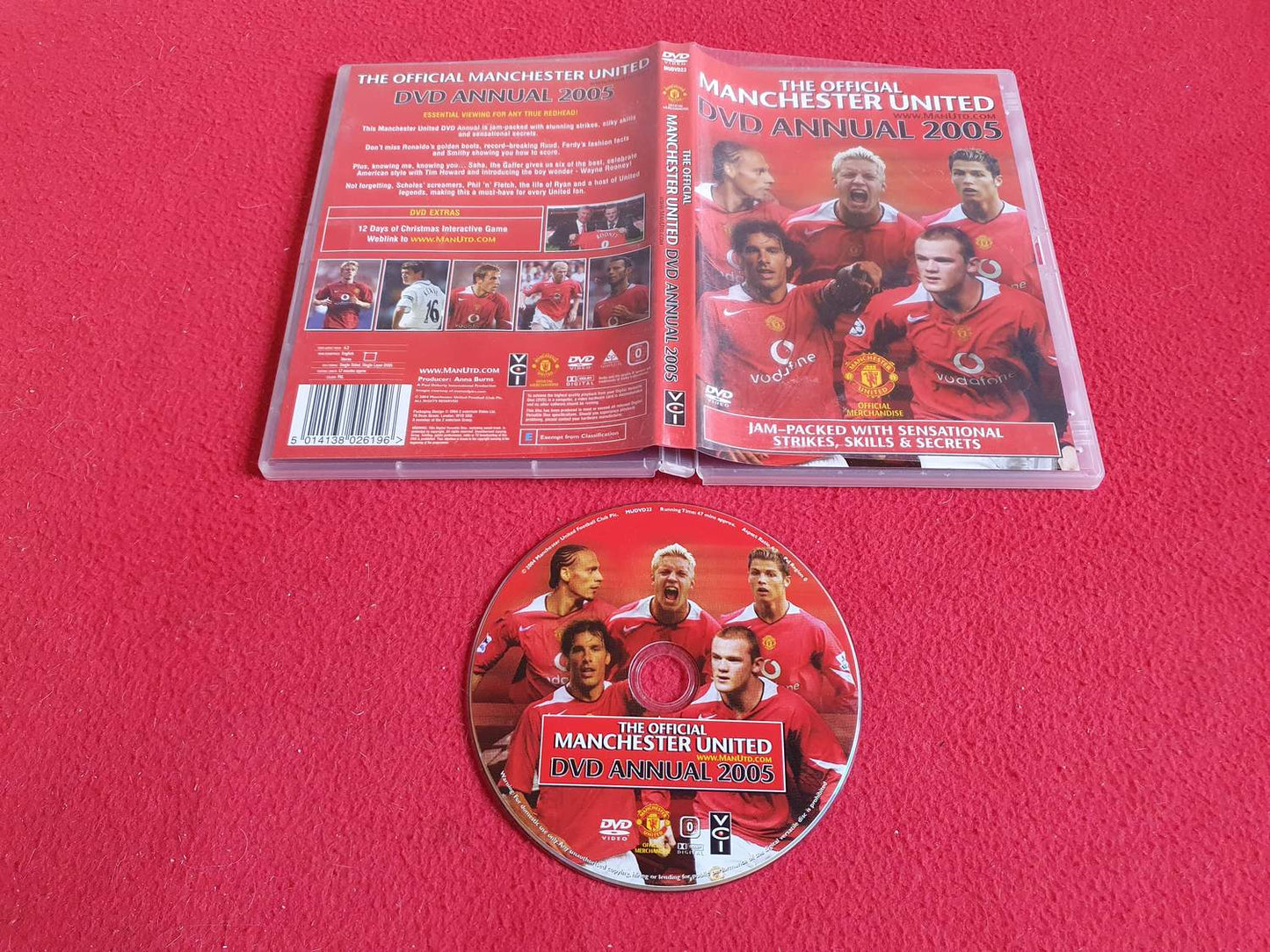 THE OFFICIAL MANCHESTER UNITDE DVD ANNUAL 2005 till DVD