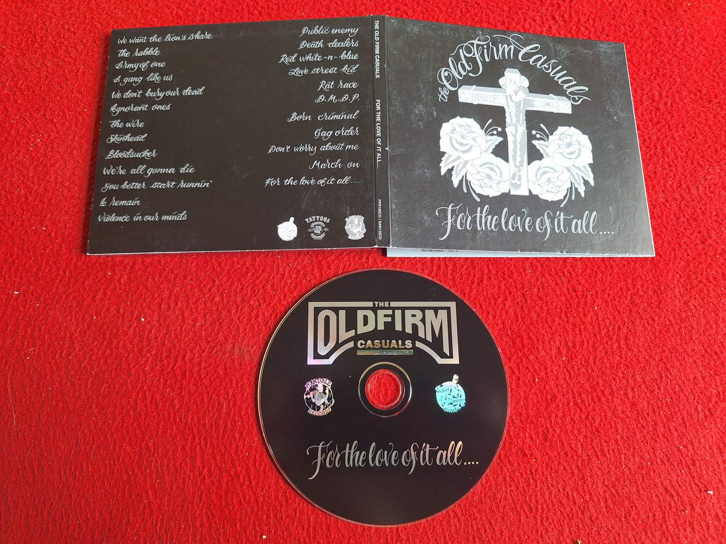 THE OLD FIRM CASUALS FOR THE LOVE OF IT ALL... CD