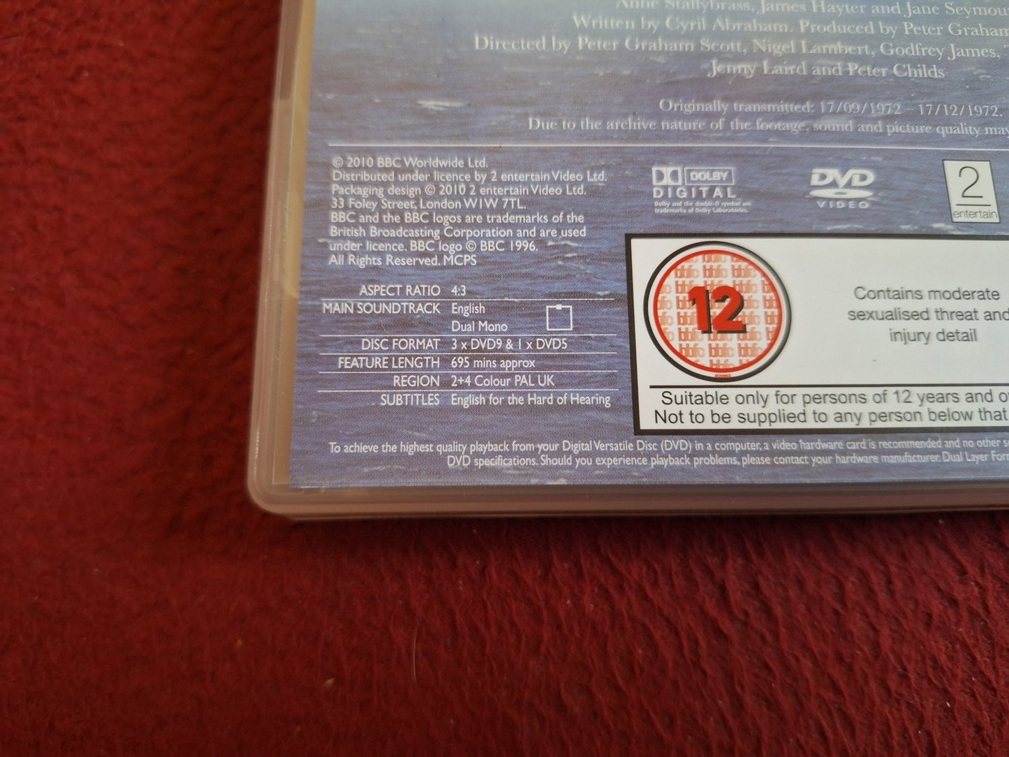 THE ONEDIN LINE SERIES 2 BOX DVD