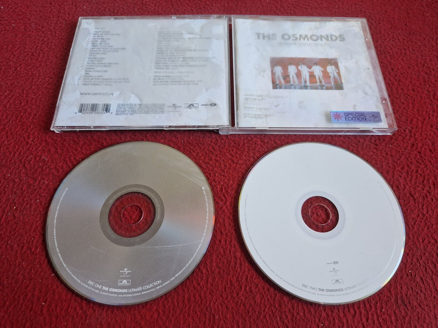 THE OSMONDS ULTIMATE COLLECTION CD