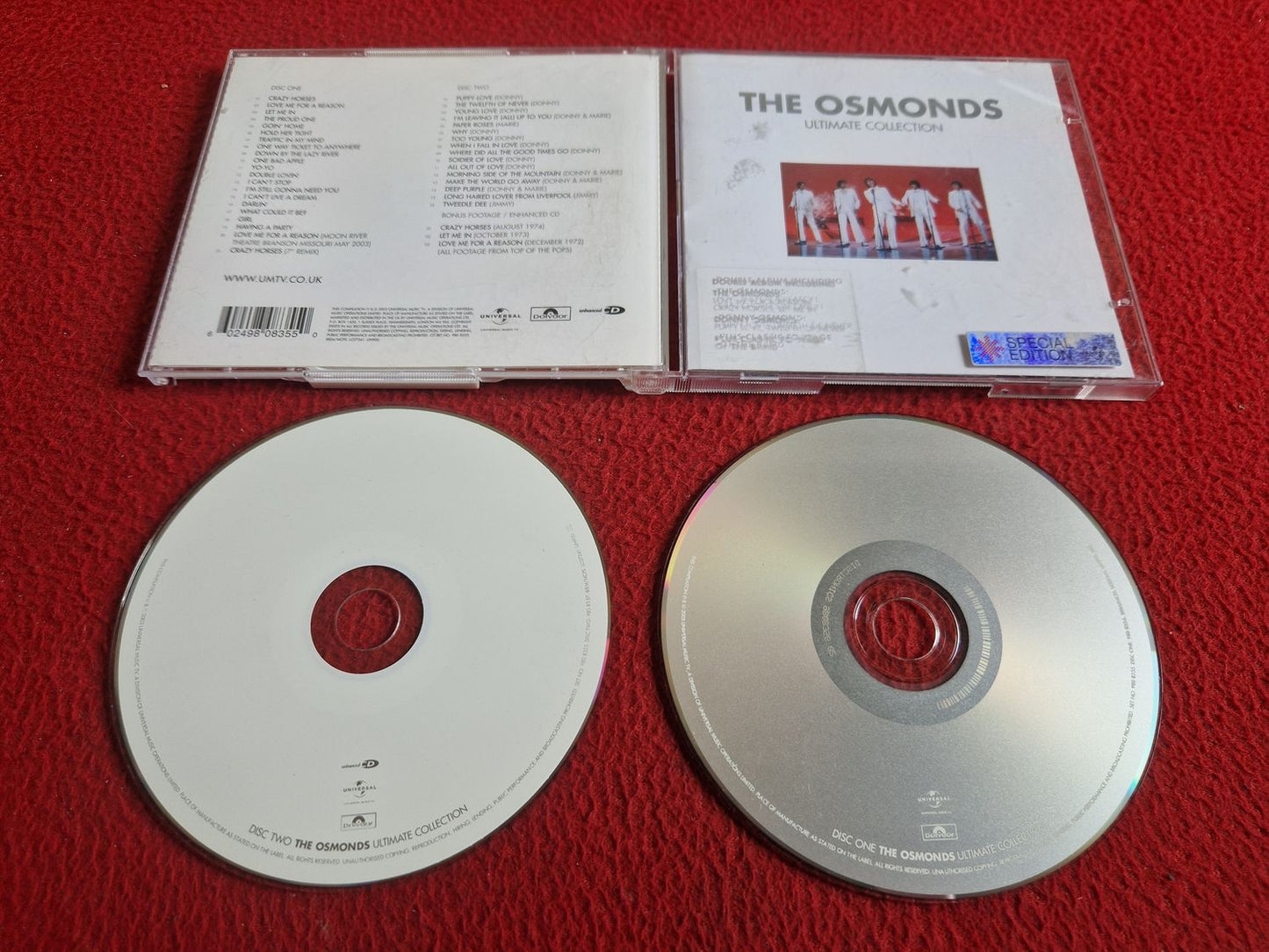 THE OSMONDS ULTIMATE COLLECTION CD