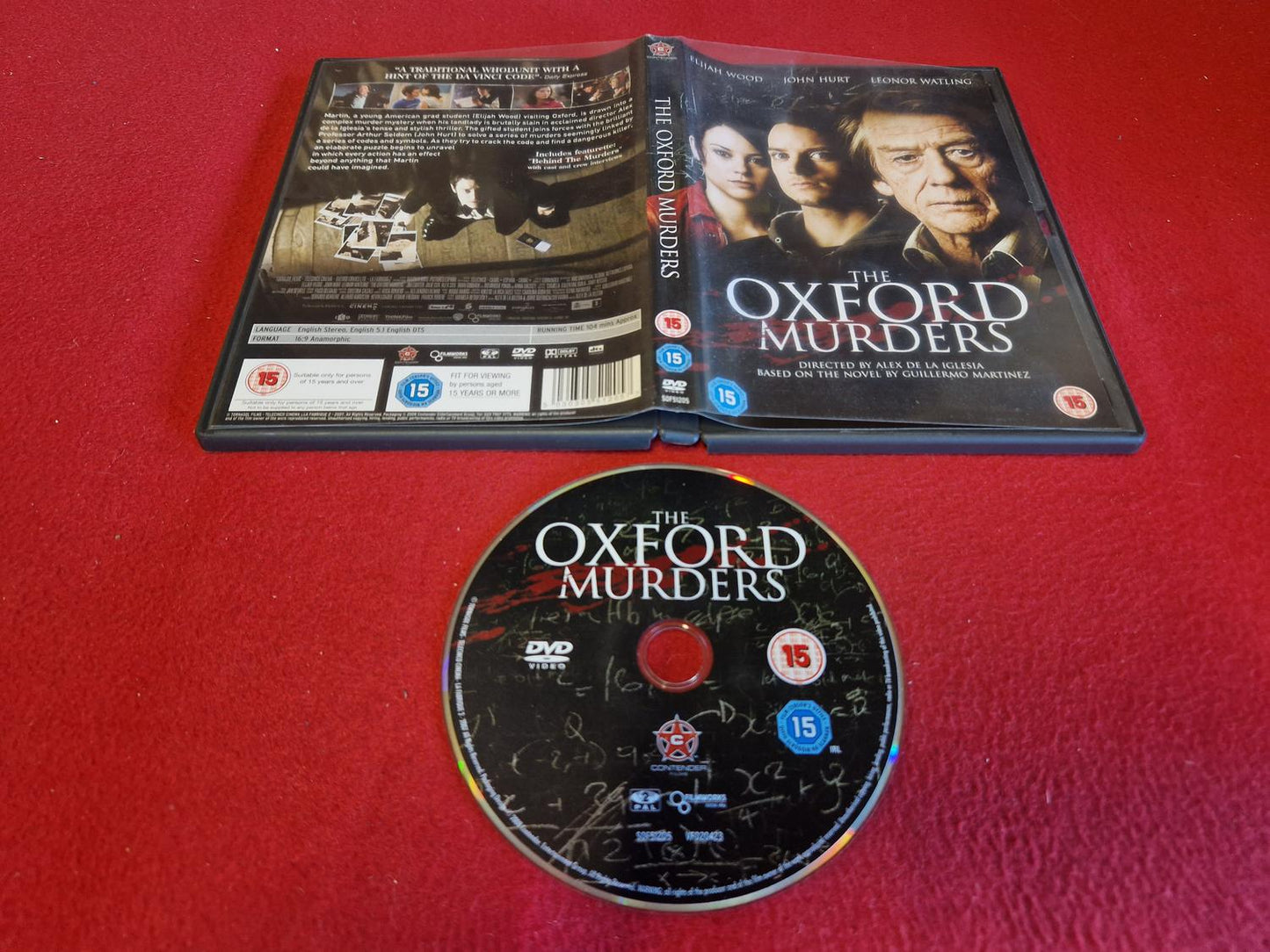 THE OXFORD MURDERS till DVD