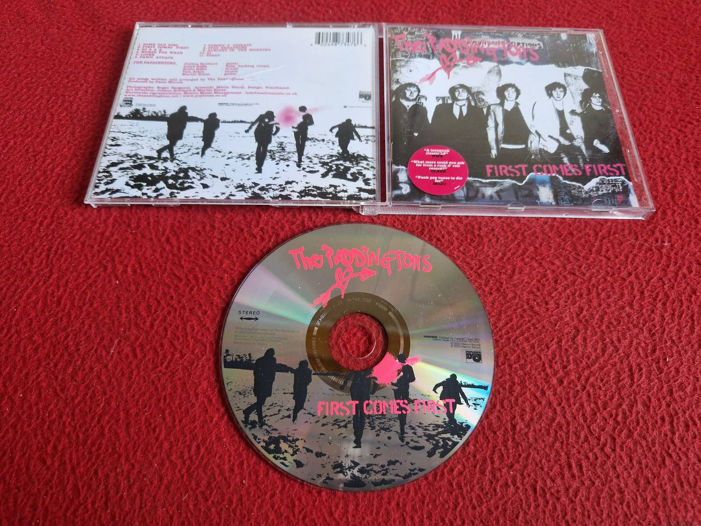 THE PADDINGTONS FIRST COMES FIRST CD