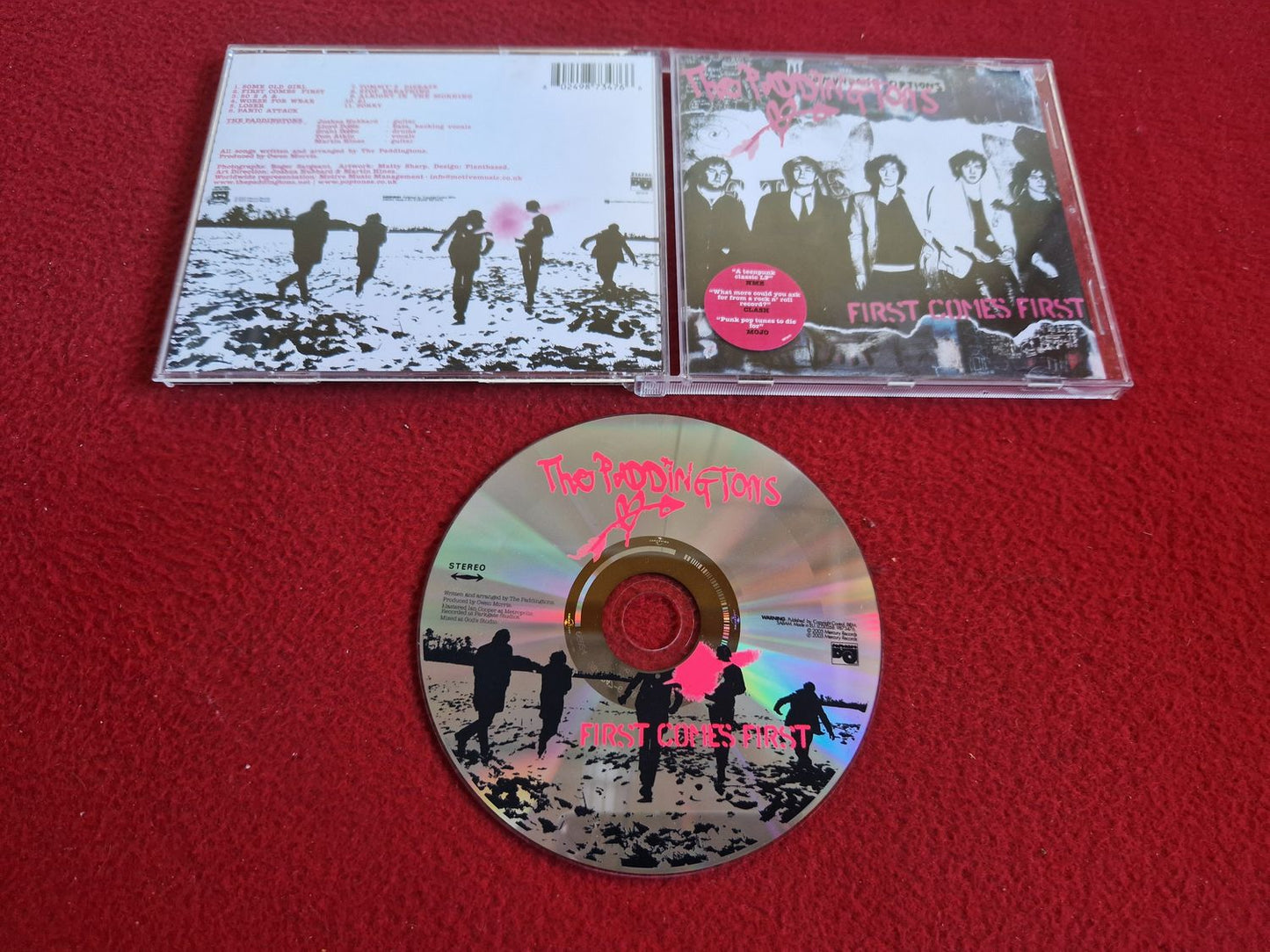 THE PADDINGTONS FIRST COMES FIRST CD