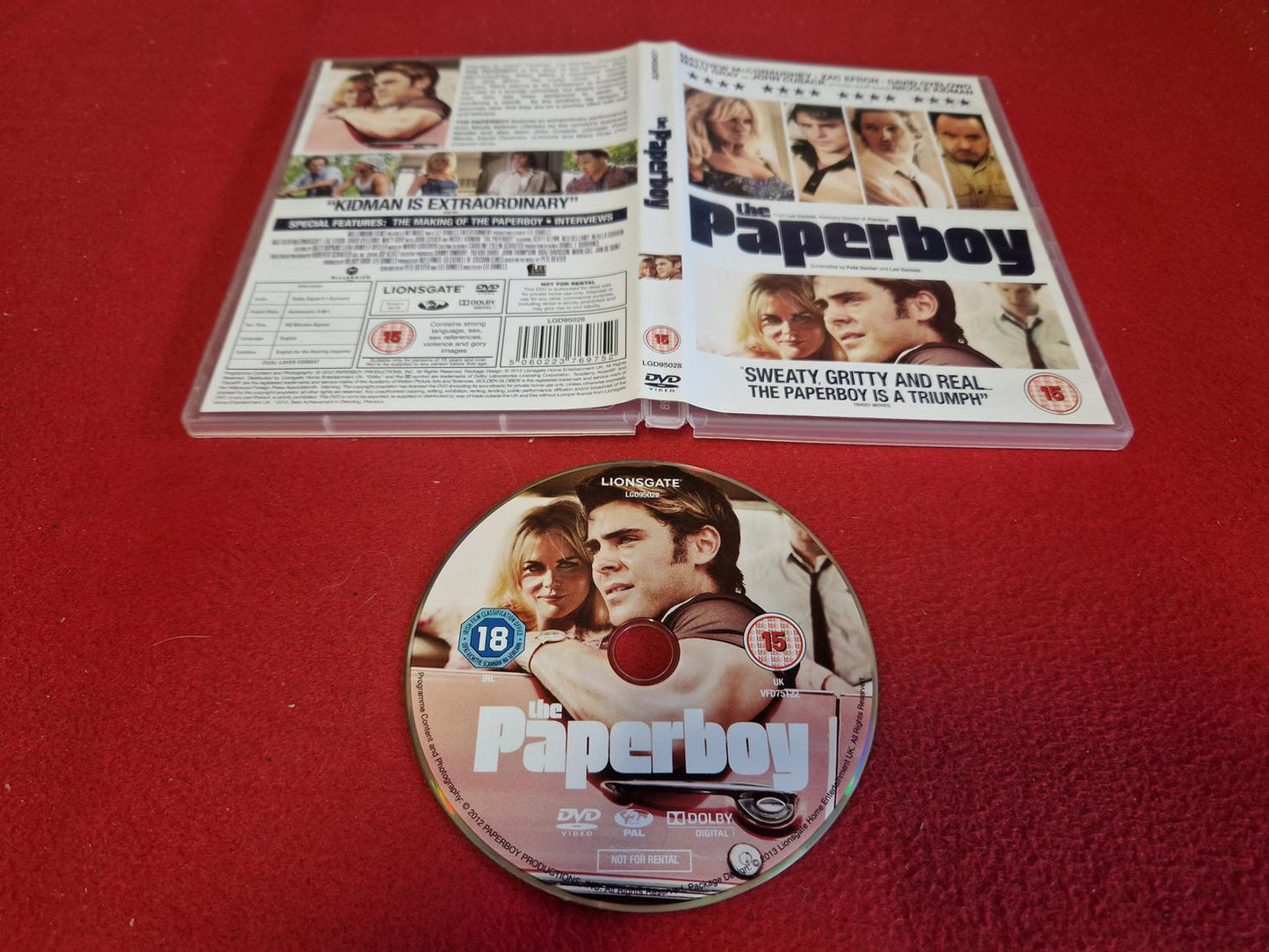 THE PAPERBOY till DVD