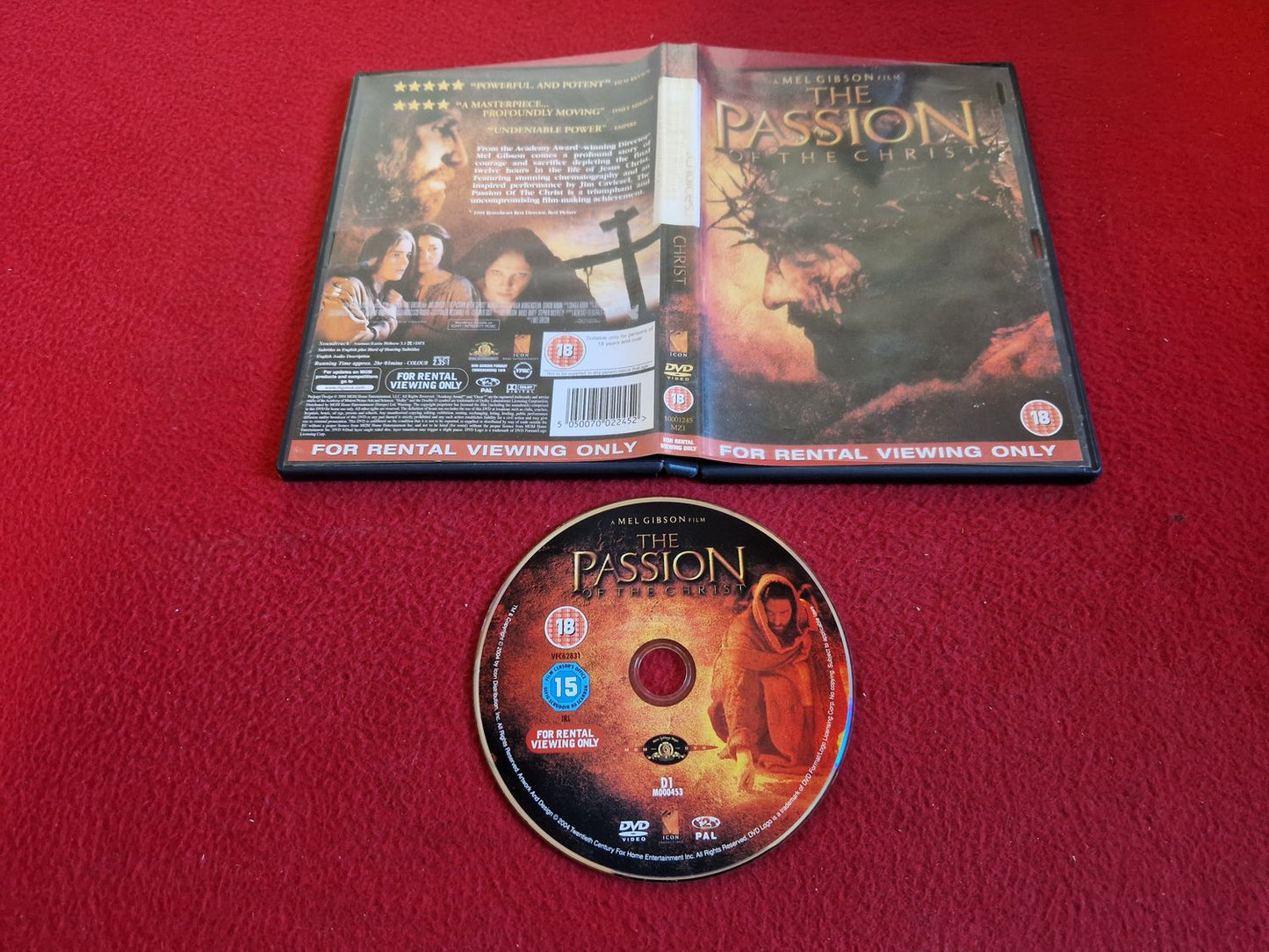 THE PASSION OF THE CHRIST DVD