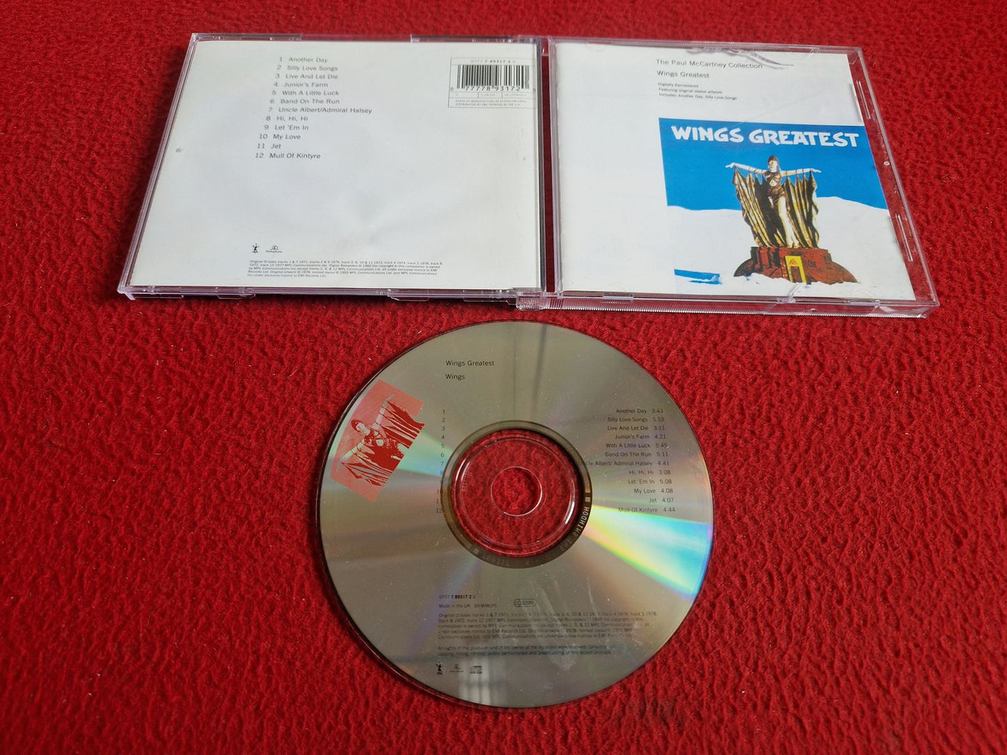 THE PAUL MCCARTNEY COLLECTION WINGS GREATEST CD