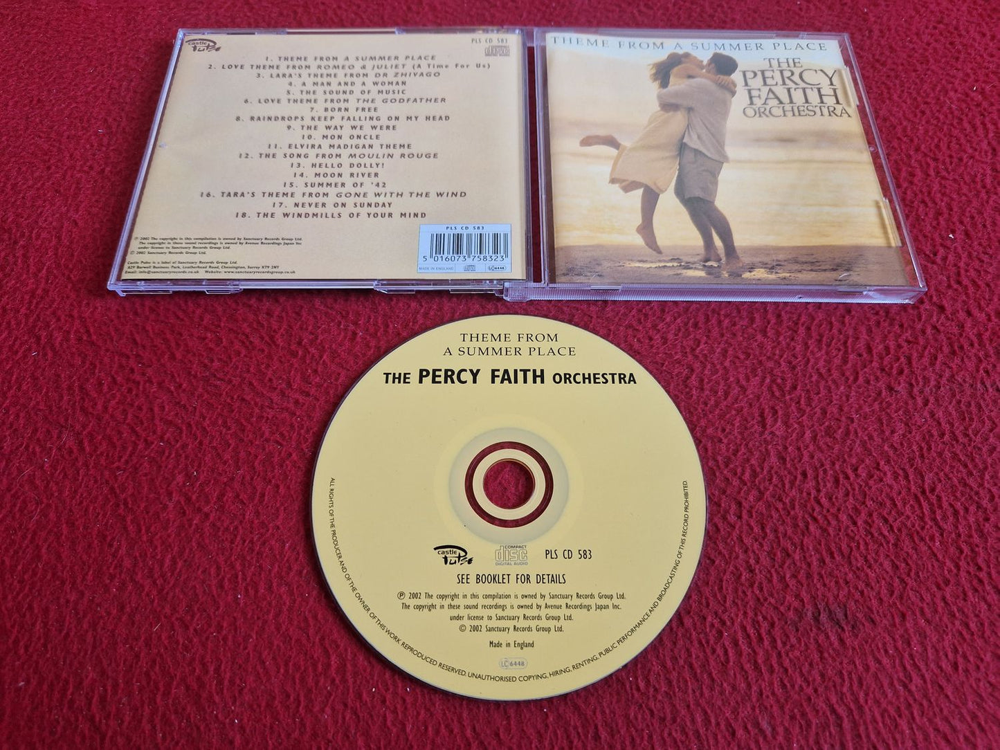 THE PERCY FAITH ORCHESTRA THEME FROM A SUMMER PLACE CD