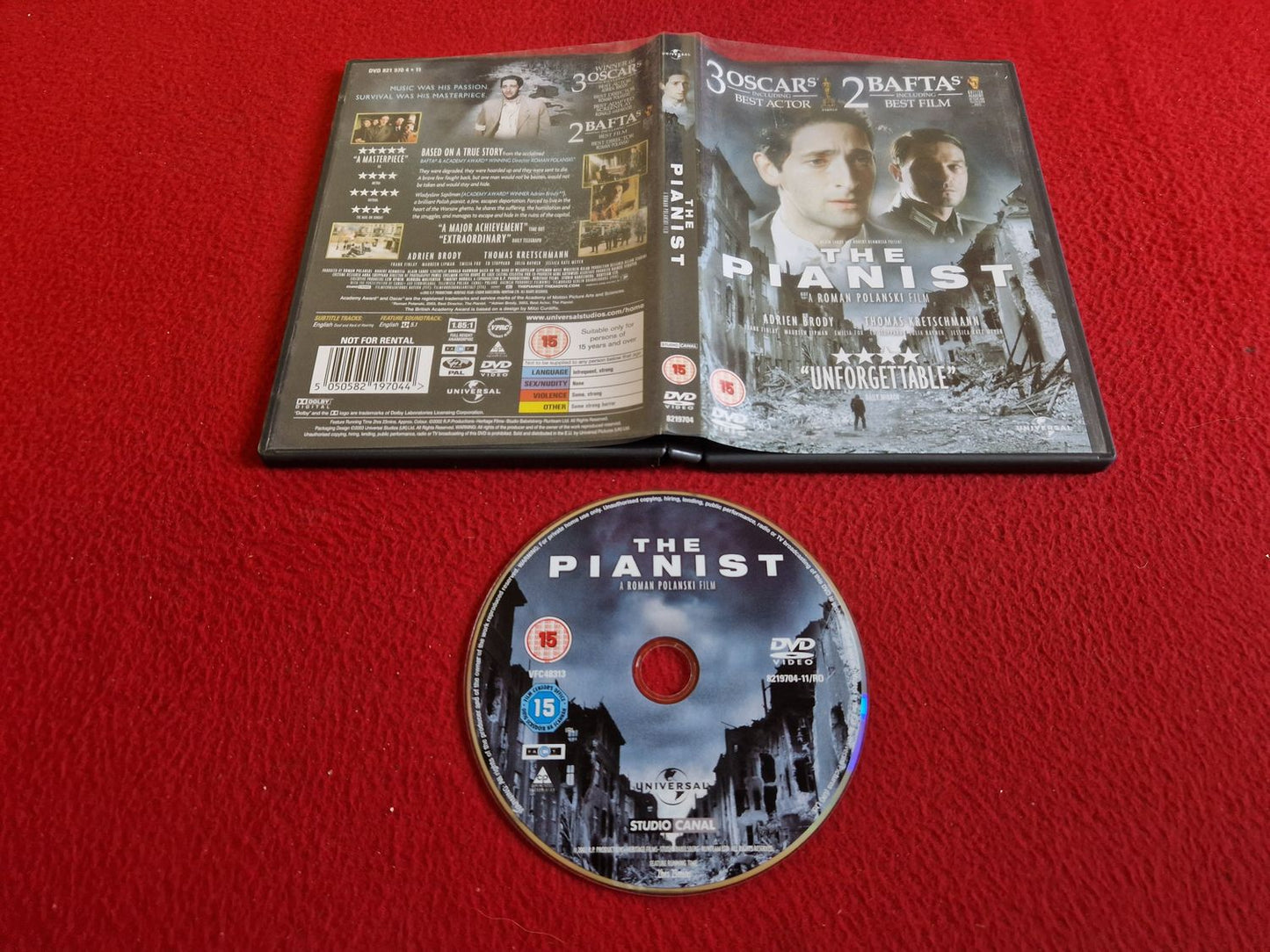 THE PIANIST DVD