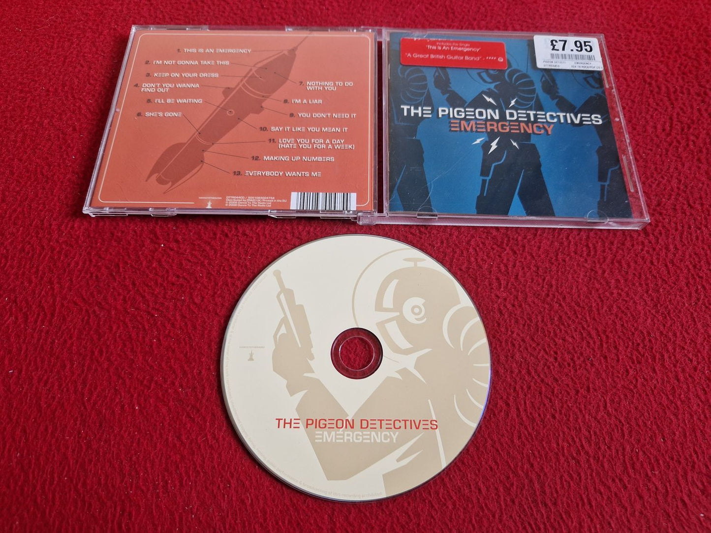THE PIGEON DETECTIVES EMERGENCY CD