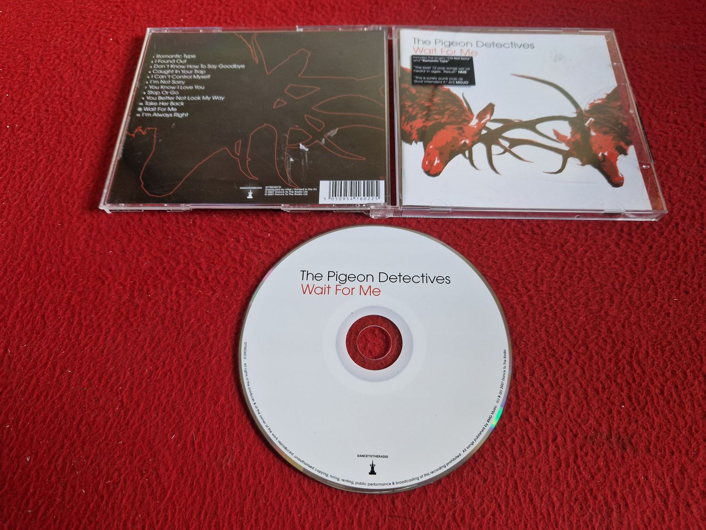 THE PIGEON DETECTIVES WAIT FOR ME CD