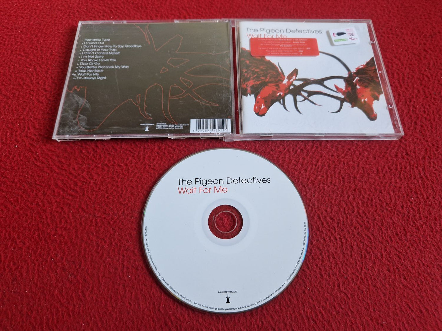 THE PIGEON DETECTIVES WAIT FOR ME CD